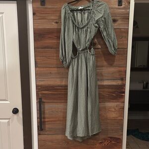 Astr Sage Long Sleeve Dress